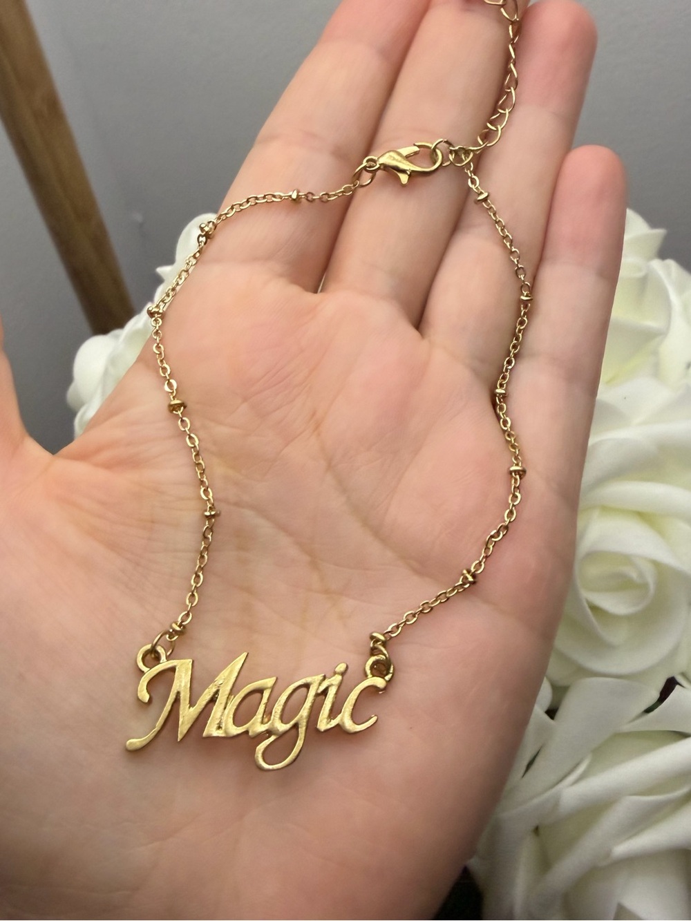 Magic Script Gold Name ancklet bracelet - Women Jewelry